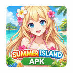 Summer Island With Cute Girl APK